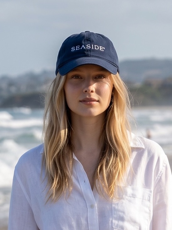 The Seaside Style Accessories - Seaside Navy Baseball Cap